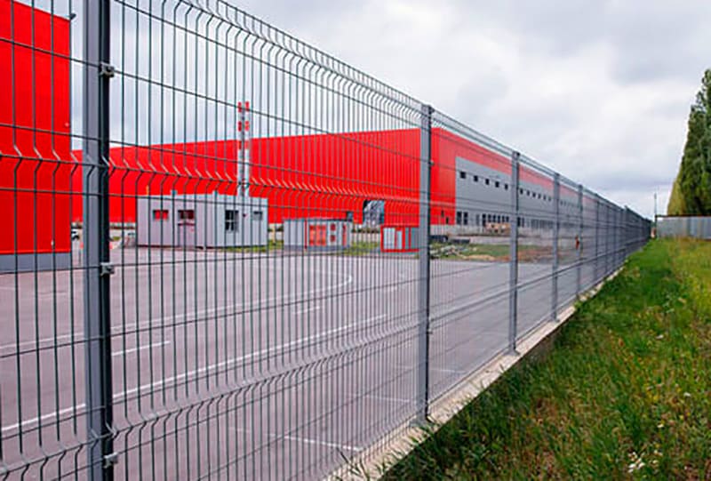 Металлический прозрачный забор под заказ